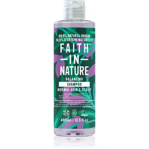 Faith In Nature Lavender & Geranium prírodný šampón pre normálne až suché vlasy 400 ml