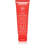 Apivita Bee Sun Safe Hydra Sensitive Soothing Face Cream SPF50+ upokojujúci a hydratačný krém SPF 50+ 50 ml