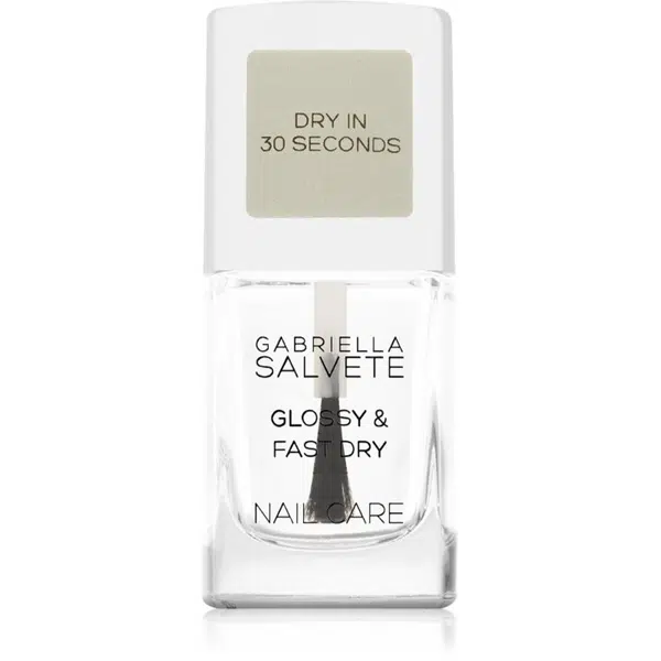 Gabriella Salvete Nail Care Glossy & Fast Dry rýchloschnúci vrchný lak na nechty 11 ml