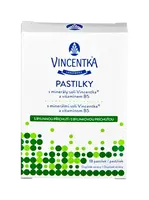 VINCENTKA Pastilky bylinné 18 ks