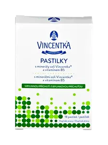VINCENTKA Pastilky bylinné 18 ks