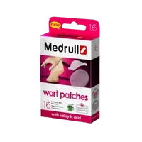 MEDRULL Náplasti na bradavice 16 ks