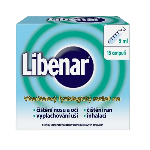 LIBENAR Viacúčelový fyziologický roztok 14 x 5 ml
