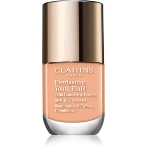 Clarins Everlasting Youth Fluid Foundation rozjasňujúci make-up SPF 15 odtieň 107 Beige 30 ml
