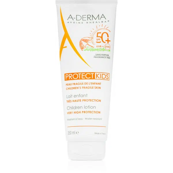 A-Derma Protect Kids Children Lotion ochranné opaľovacie mlieko pre deti SPF 50+ 250 ml