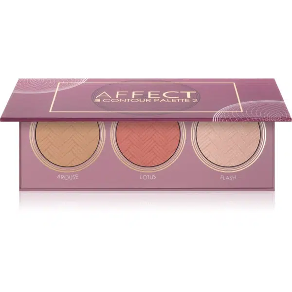 Affect Contour Palette 2 rozjasňovač, bronzer a lícenka 3x5 g