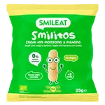 SMILEAT BIO Kukuričné chrumky banán a jablko s panenským olivovým olejom, 8M+ 25 g