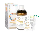 LIPO C ASCOR sirup 1x + testovacie prúžky 4 ks, vitamín C s lipozomálnym vstrebávaním 136 ml