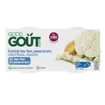 GOOD GOÛT BIO Treska pestrá s karfiolom a zemiačiky 2 x 190 g