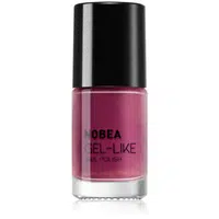 NOBEA Metal Gel-like Nail Polish lak na nechty s gélovým efektom odtieň Pearl cherry #N55 6 ml