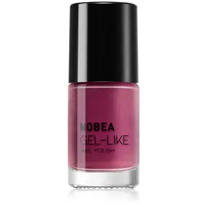 NOBEA Metal Gel-like Nail Polish lak na nechty s gélovým efektom odtieň Pearl cherry #N55 6 ml