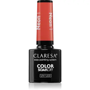 Claresa SoakOff UV/LED Color Neon gélový lak na nechty odtieň 1 5 g