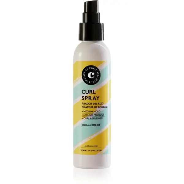 Cocunat Curl Spray fixačný sprej pre vlnité a kučeravé vlasy 125 ml