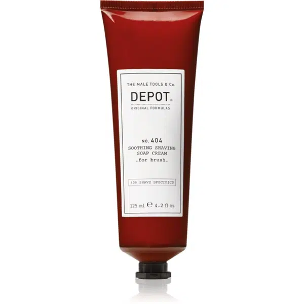 DEPOT 400 SHAVE SPECIFICS O. 404 SOOTHING SHAVING SOAP CREAM .for brush. upokojujúci krém na holenie for brush 125 ml