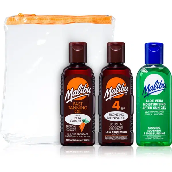 Malibu Travel Set darčeková sada na opaľovanie