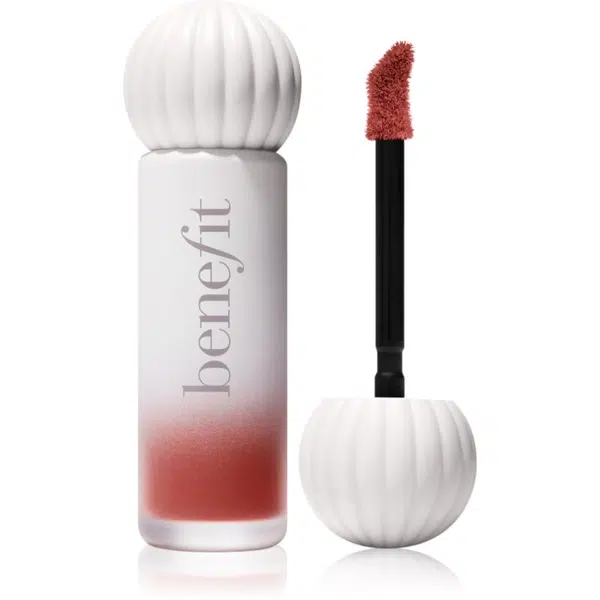 Benefit Plushtint matný hydratačný tekutý rúž odtieň 28 Teddy 6 ml
