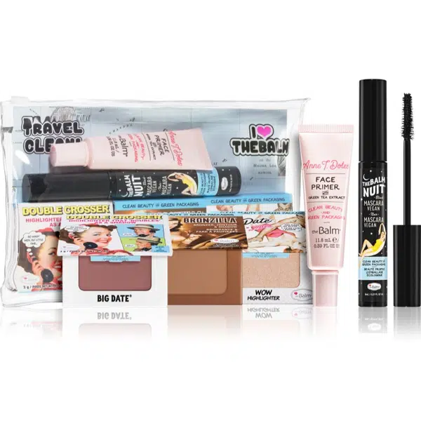 theBalm Clean & Green Travel Kit cestovná sada pre dokonalý vzhľad