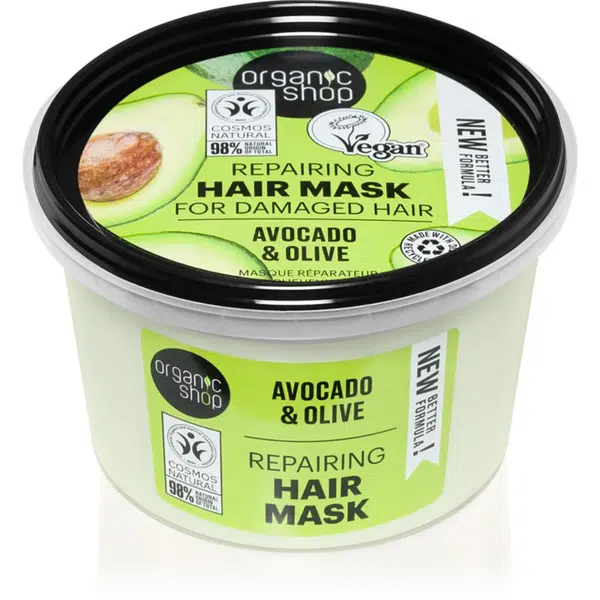 Organic Shop Avocado & Olive regeneračná maska na vlasy 250 ml
