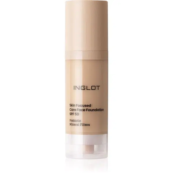 Inglot Skin Focused Care Face Foundation SPF 50 krycí make-up SPF 50 odtieň 304 Classic Beige 30 ml