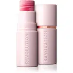 Makeup Revolution Skin Silk Blush Stick krémová lícenka v tyčinke odtieň Light Pink Marble 4.5 g