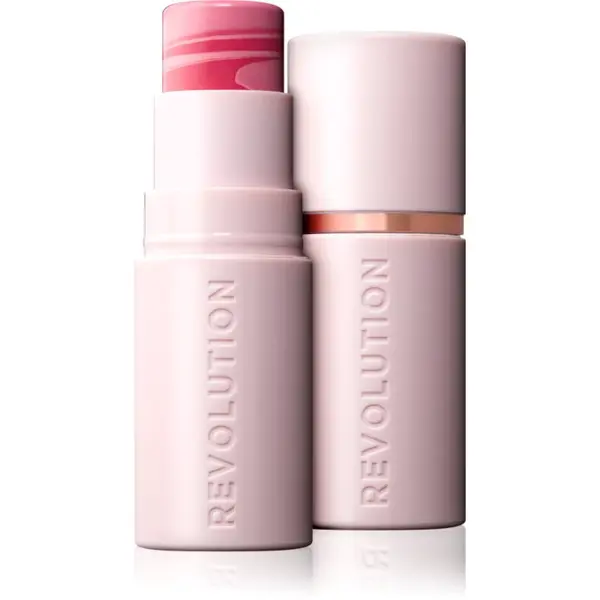 Revolution Skin Silk Blush Stick krémová lícenka v tyčinke odtieň Light Pink Marble 4.5 g