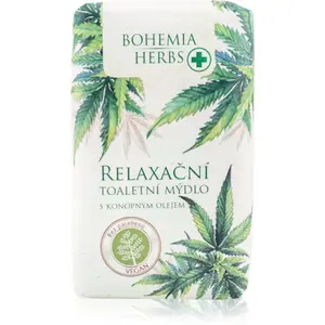 Bohemia Gifts & Cosmetics Bohemia Herbs Cannabis tuhé mydlo 100 g