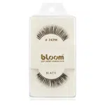 Bloom Natural nalepovacie mihalnice z prírodných vlasov No. 747M (Black) 1 cm