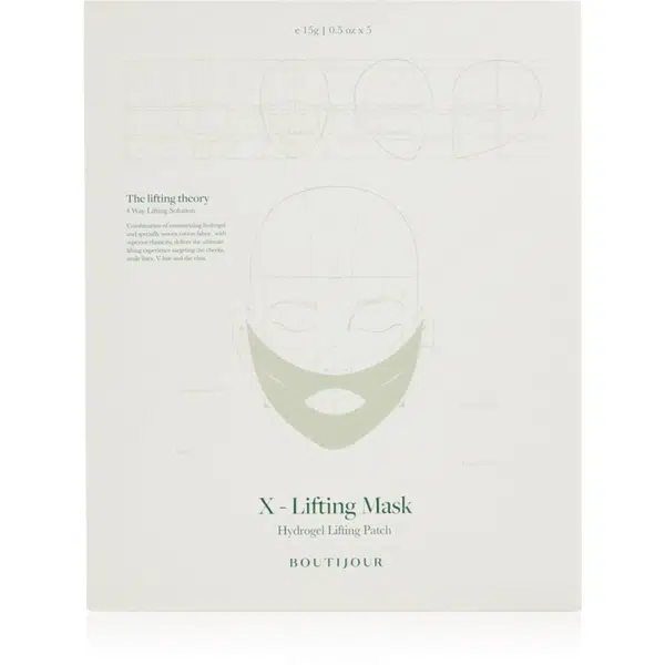 BOUTIJOUR X-Lifting Mask Hydrogel Lifting Patch liftingová maska pre vyhladenie kontúr 5x15 g