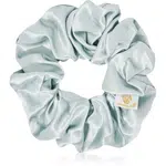 Crystallove Mulberry Silk Scrunchie hodvábna gumička do vlasov Amazonite 1 ks