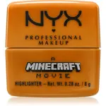 NYX Professional Makeup A Minecraft Movie rozjasňovač odtieň Going Gold 8 g