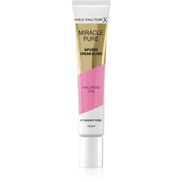 Max Factor Miracle Pure krémová lícenka odtieň 01 Radiant Rose 15 ml