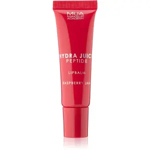 MUA Makeup Academy Hydra Juice Peptide Lip Balm hydratačný balzam na pery pre lesk vône Raspberry Jam 10 ml