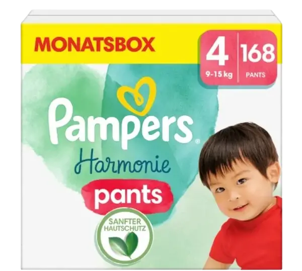 PAMPERS Harmonie Pants veľ.4 - Mesačné balenie 168 ks