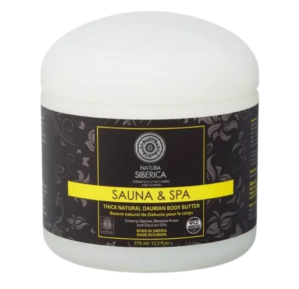 NATURA SIBERICA Prírodné husté telové maslo z ruže sibírskej 370 ml