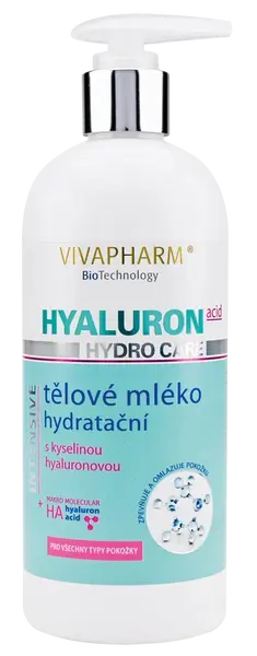 VIVAPHARM Telové mlieko s kyselinou hyalurónovou 400 ml