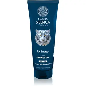 Natura Siberica Arctic Wild Icy Energy sprchový gél a šampón 2 v 1 pre mužov 200 ml