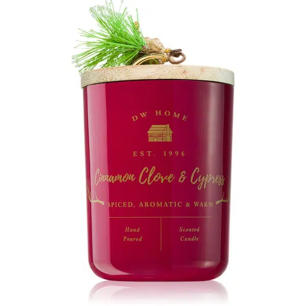 DW Home Farmhouse Cinnamon Clove & Cypress vonná sviečka 445 g
