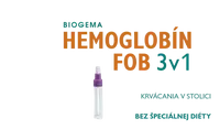 BIOGEMA Hemoglobín test 3v1 na okultné krvácanie 3 ks