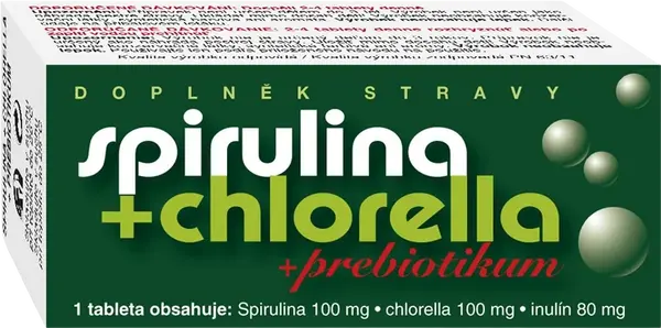 NATURVITA SPIRULINA + CHLORELLA + inulín 90 tabliet