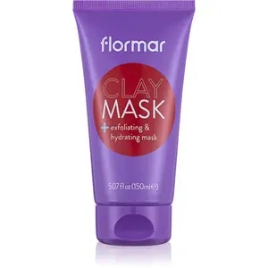 flormar Clay Mask exfoliačná čistiaca pleťová maska s ílom 150 ml