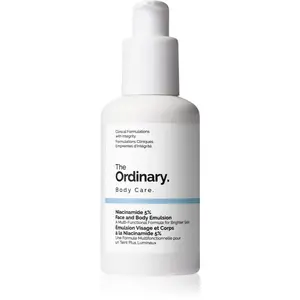 The Ordinary Niacinamide 5% Face & Body Emulsion ľahká hydratačná emulzia proti tmavým škvrnám na tvár a telo 100 ml