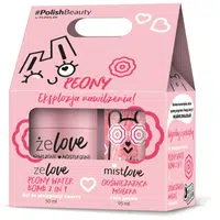 FlosLek Laboratorium ŻELOVE Peony darčeková sada so zjemňujúcou pivóniou