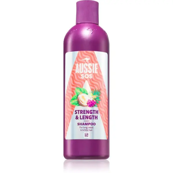 Aussie SOS Strength & Length posilňujúci šampón pre dlhé vlasy 300 ml