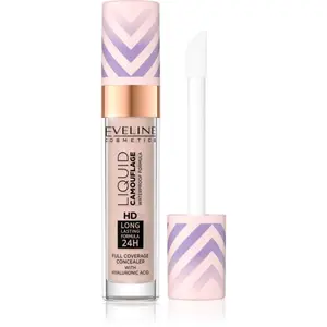 Eveline Cosmetics Liquid Camouflage vodeodolný korektor s kyselinou hyalurónovou odtieň 03 Soft Natural 7.5 ml
