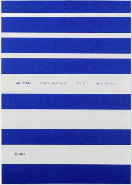 Nedatovaný plánovač Týdenní na výšku