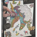 Dřevěné puzzle Jednorožec 132 dílků