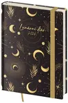Týdenní diář 2026 B6 Lunární Luna s gumičkou