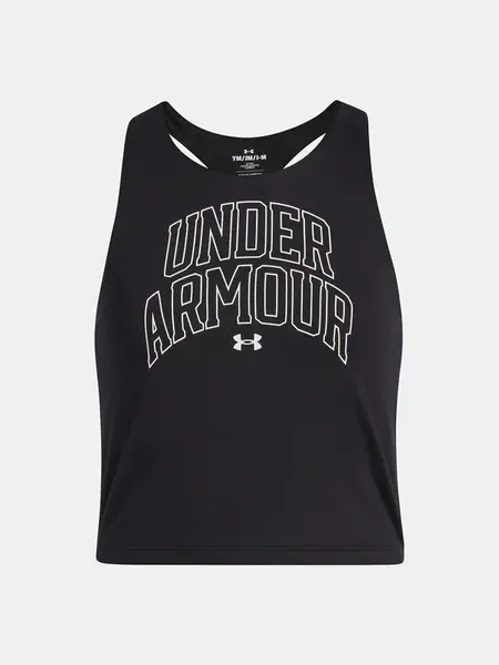 Dívčí tílko Under Armour UA Motion Branded Tank-BLK - Holky