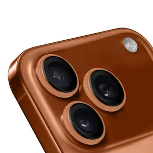 OBAL:ME ochrana čoček pro Apple iPhone 15 Pro/15 Pro Max, oranžová