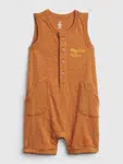 GAP Baby overal gen good shorty one-piece Oranžová
